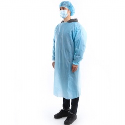 Disposable CPE gown