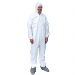 Disposable microporous coverall